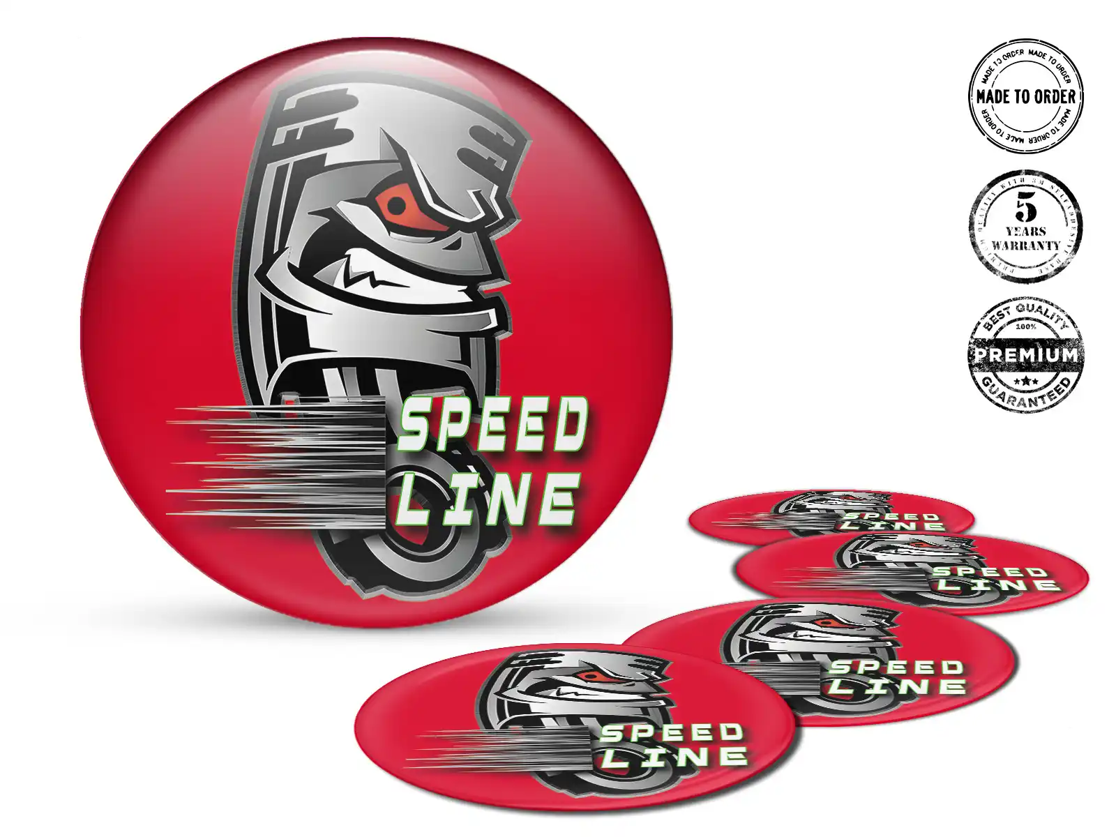 Domed sticker Premium Edition Drift Dome Badges